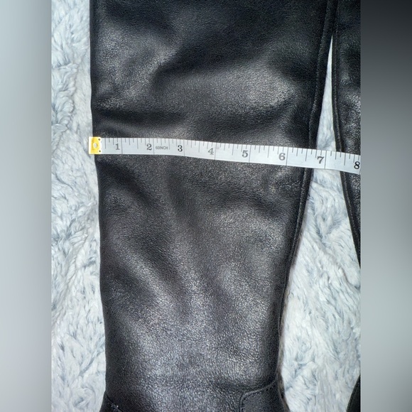 Kohl’s Woman’s Black Over-The-Knee Block Heel Boots Round Toe Size 8 New - Picture 4 of 9